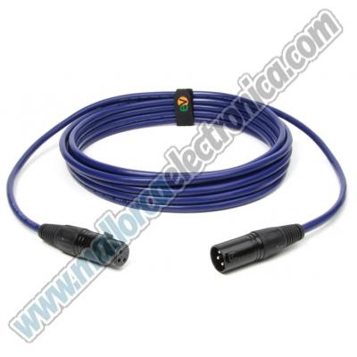 Cable Digital Montado XLR M / XLR H Digital 3.00 MTS DMX