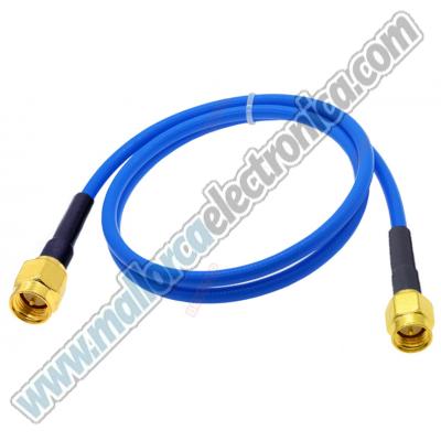 Conexion Coaxial SMA macho a SMA macho RF Cable RG402  3,00 mts 