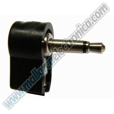 Foto del artículo CONECTOR  Jack  3.5mm  MONO  macho  Acodado