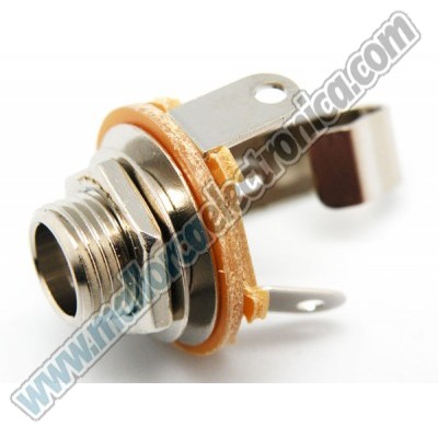 CONECTOR Jack  6,4mm Chasis  Mono  (abre circuito)