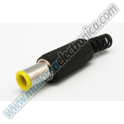 CONECTOR Jack Alimentación 1 x 6mm  (PIN CENTRAL)