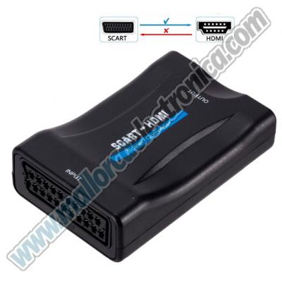 Conversor universal para Euro conector (analógico) a HDMI 1080p (60Hz) de salida