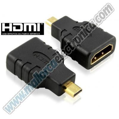 ADAPTADOR  HDMI A hembra  a HDMI MICRO macho