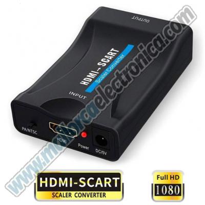 Conversor universal HDMI 1080p (60Hz) de Input a para Euro conector (analógico) output.