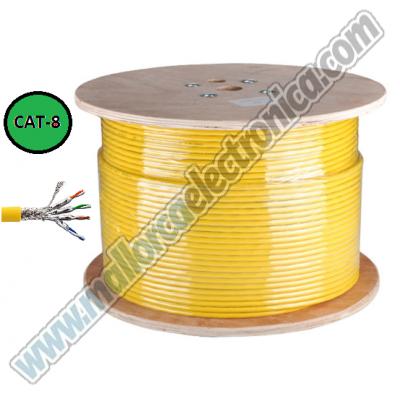 Cable S/FTP cat-8 40Gbps 2000MHz  22AWG 24AWG TIA568-C ISO/IEC TR 11801-9901