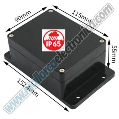 Caja Plastico ABS 158mm x 90mm x 60mm IP-65