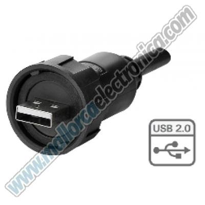 Conector USB Macho IP-67 2.0
