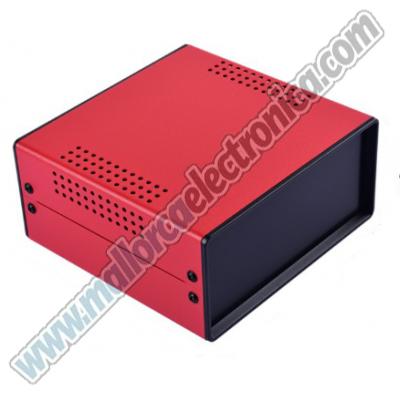 Caja Metalica  150x 140x 70mm roja