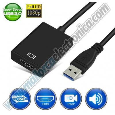 Convertidor USB 3,0 a HDMI 