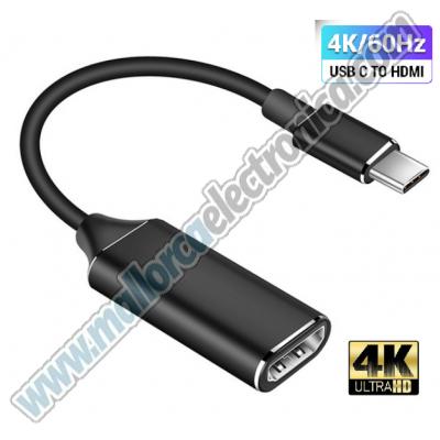 Adaptador USB C tipo-c 3.1 a HDMI 4K 60Hz