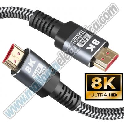 Conexion HDMI 2.1 Ultra High Speed 1-Metro  8K @ 60Hz 4k/120Hz