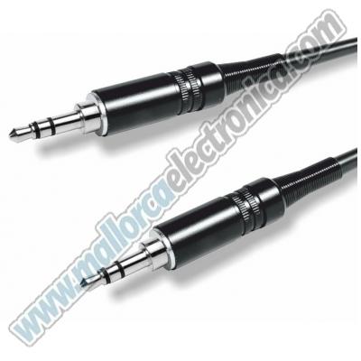 Cable Microfónico Montado Jack 3,5 M estéreo / Jack 3,5 M estéreo  0.5MTS