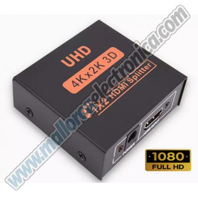 Splitter HDMI UHD 3D 1X2 HDMI distribuidor 1 entrada 4 salida 4K 30Hz
