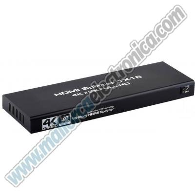 Splitter HDMI 4K 3D 1X16 HDMI distribuidor 1 entrada 16 salida 4K 30Hz 