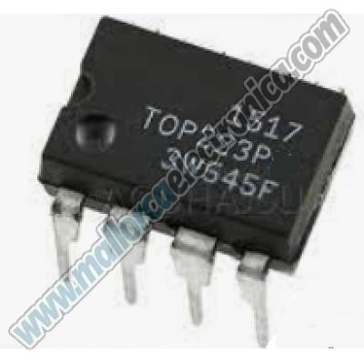 IC, PWM SWITCH; Voltage, output:700V; Current, output max:100mA;     DIL-8