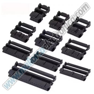 Conector  IDC hembra, paso de 2,54mm 24 VIAS