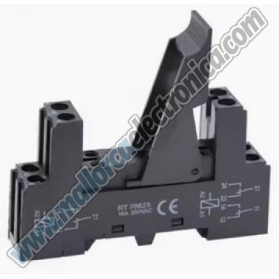 Peana PARA RELES 8 PINS serie 40  doble conmutado max 10A