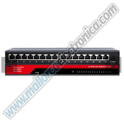 Switch 16 p 10/100/1000mbps  Opcion DC12V