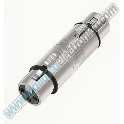 ADAPTADOR XRL  hembra  &  hembra