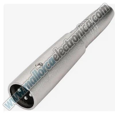 ADAPTADOR XLR  macho   JACK   6.3  hembra  mono