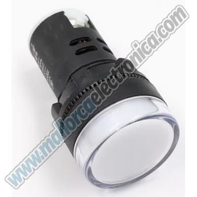 Piloto LED / AC-220V BLANCO 22 mm