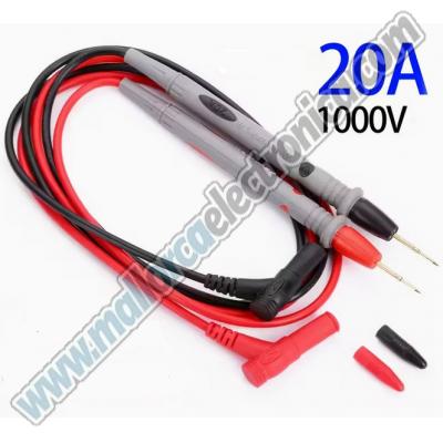 Puntas de Prueba Multimetro CatIII- 1000v 20A