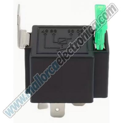 RELE G4A-1A CON TERMINALES FASTON/PCB, SPST-NO DE 30A, 12VDC 4Pins CON FUSIBLE