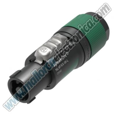 Conector Speakon serie 4 polos cable 10-16 MM