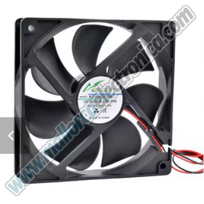 VENTILADOR  120 X 120 X 25mm DC-12V  0-3000 RPM