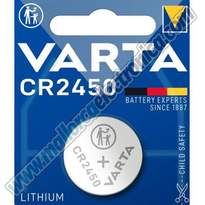 PILA BOTON LITIO 3V  600ma       Ø 24,5mm