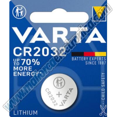 PILA BOTON LITIO 3V  220ma       Ø 20 mm