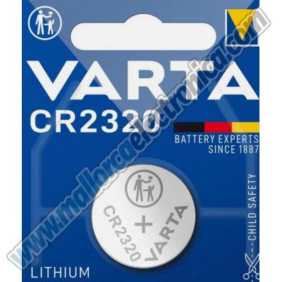 PILA BOTON LITIO 3V  165ma       Ø 23 mm