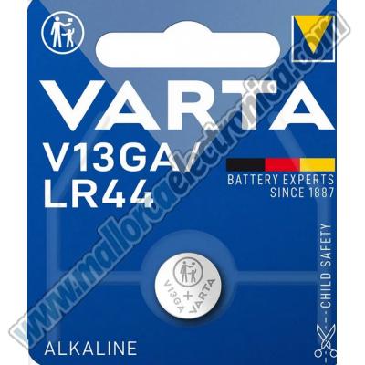  PILA de botón alcalina lr44 - v13ga 1,5 v ø11,6 x 5,4 mm