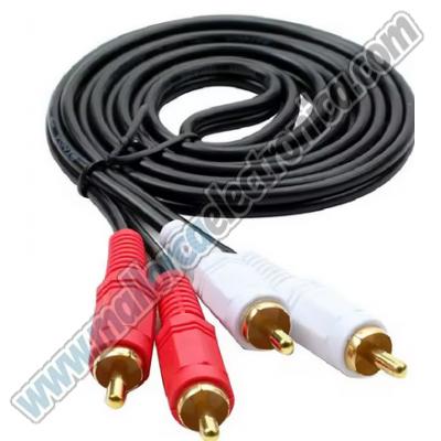 Conexion audio st  2 RCA x RCA 5 mts