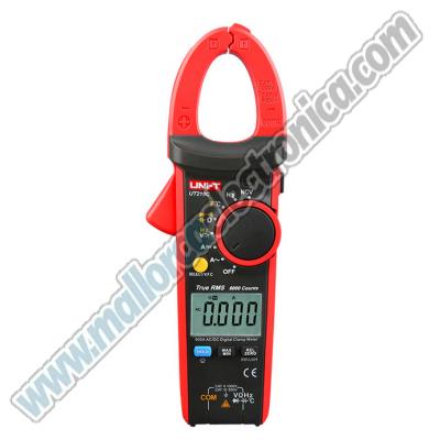 PINZA AMPERIMETRICA  AC / DC  60 a 600 Amperios  Pantalla OLED   VFC  True RMS