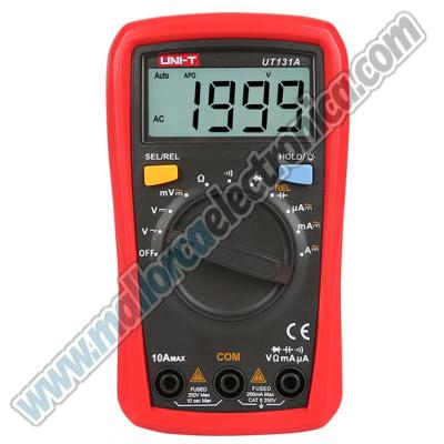 Multimetro Digital dc /ac 250v 10A dc/ac buzzer de continuidad tes de diodos apagado automatico