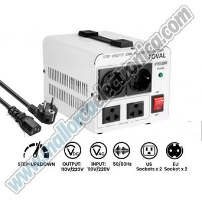 Auto transformador AC-110v/220v AC-220v-110v  2000w
