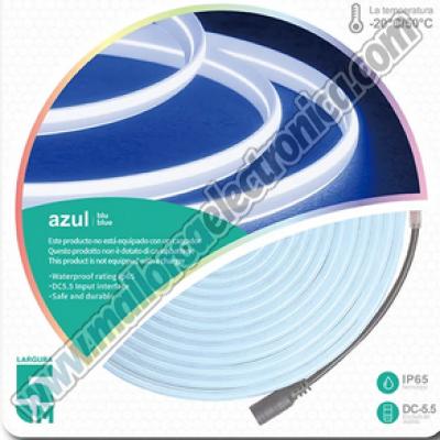 Tira Luces LED Neón 5M Md 12V- AZUL