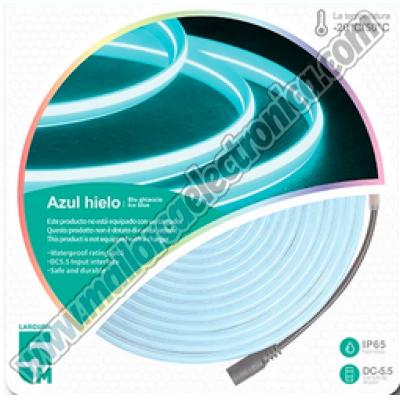 Tira Luces LED Neón 5M Md 12V- AZUL HILO