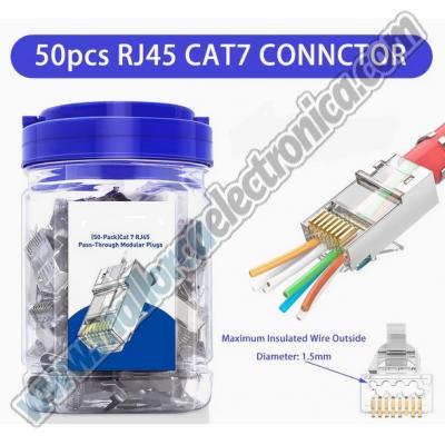 Conector RJ-45 Cat-7 (50 unidades)