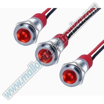 Piloto Led 8mm DC 12V ROJO